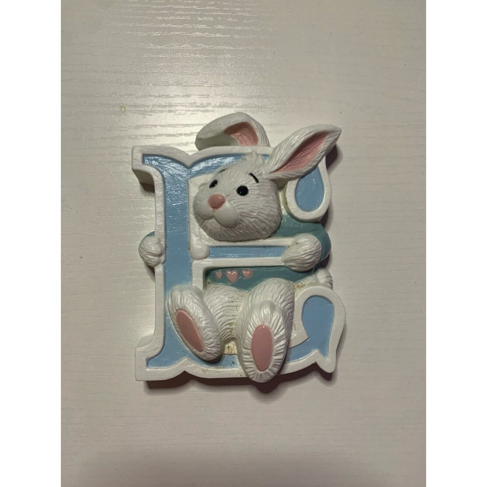 Burwood LOVE Wall Decor Nursery Kids Bunny Rabbits Easter Pastel Vintage